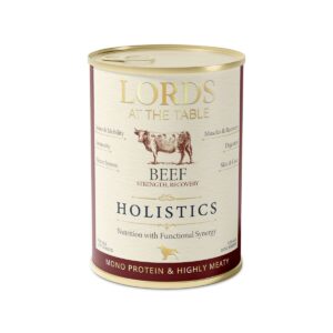 Karma mokra HOLISTICS monoproteinowa WOŁOWINA – 400g LORDS at the table