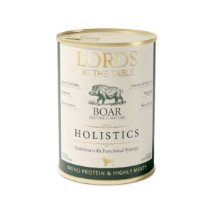 Karma mokra HOLISTICS monoproteinowa DZIK – 400g LORDS at the table