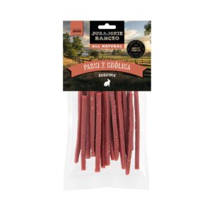 Paski z królika suszone Jurajskie Ranczo – 100 g