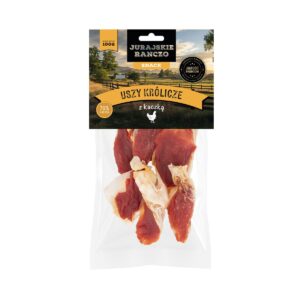 Uszy królicze z kaczką Jurajskie Ranczo – 100 g