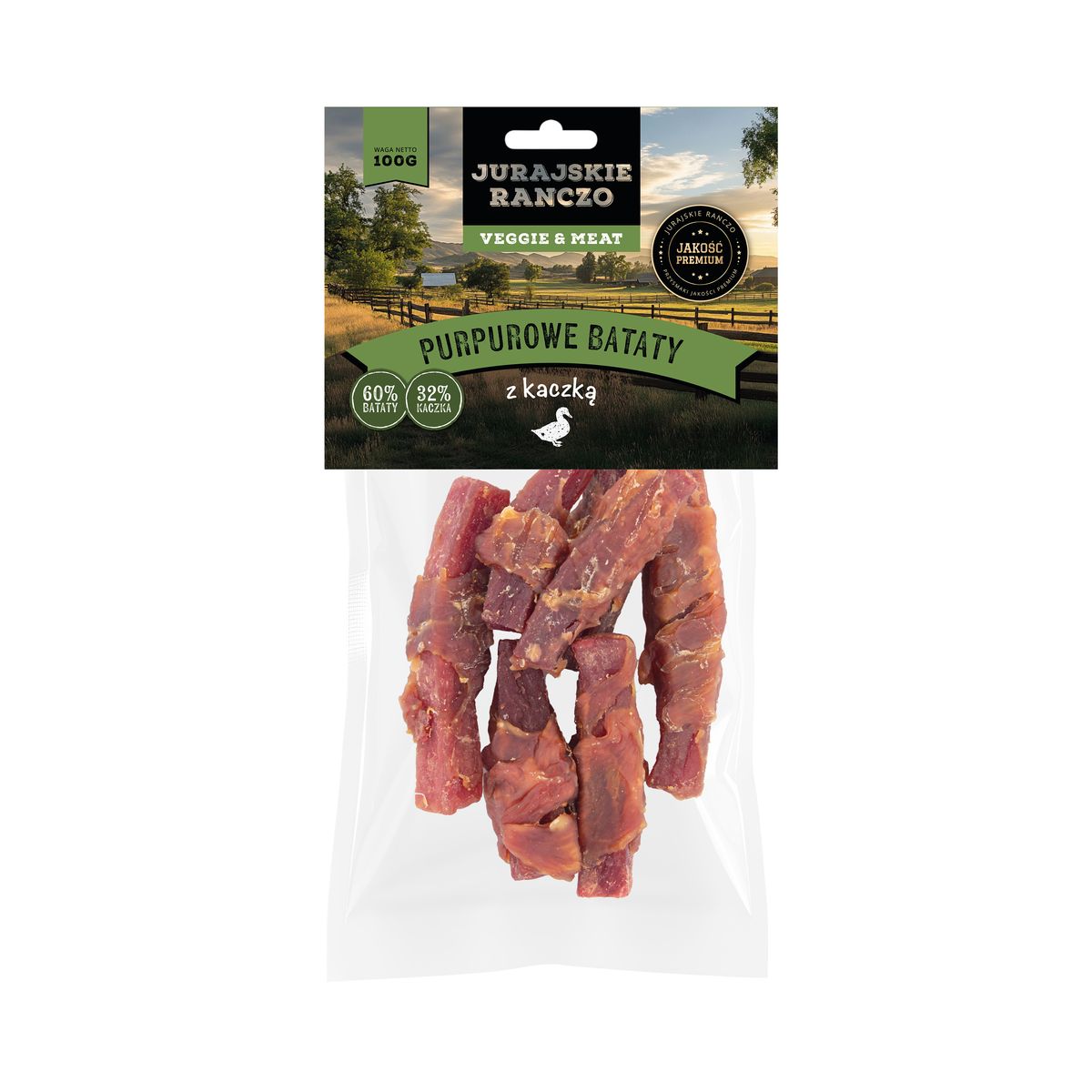 Purpurowe bataty z kaczką Jurajskie Ranczo - 100 g