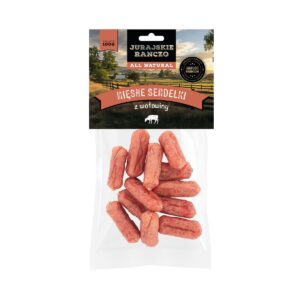 Miękkie serdelki z wołowiny Jurajskie Ranczo – 100 g