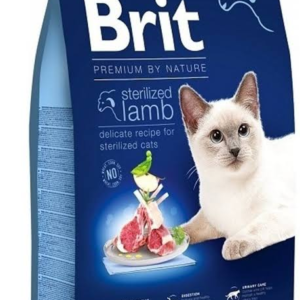 brit premium cat sterilised lamb 1.5kg